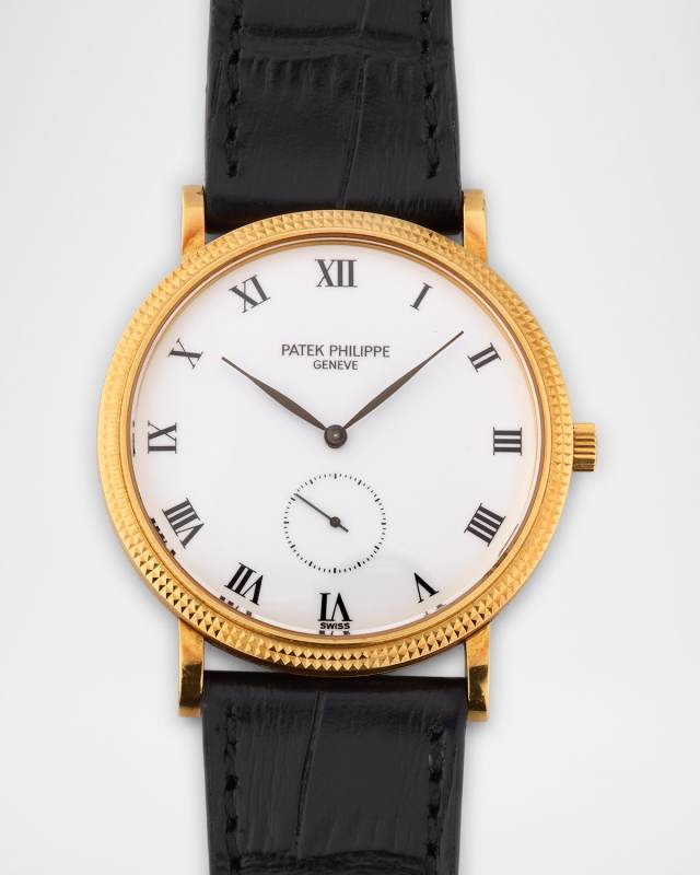 Patek Philippe 18K Yellow Gold Calatrava 34mm Vintage 1986 Watch